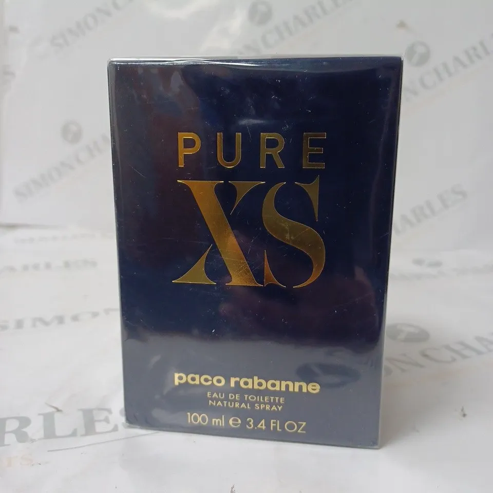 BOXED PACO RABANNE PURE XS EAU DE PARFUM 100ML