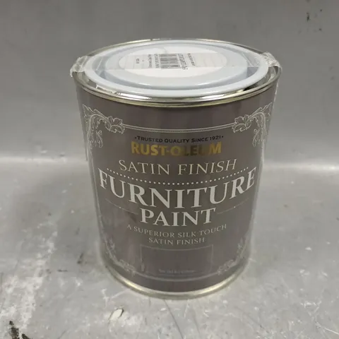 RUST-OLEUM SATIN FINISH FURNITURE PAINT (CHALK WHITE) - COLLECTION ONLY