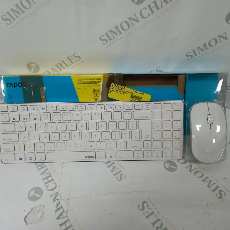BOXED RAPOO 9300M MULTI-MODE WIRELESS KEYBOARD AND MOUSE