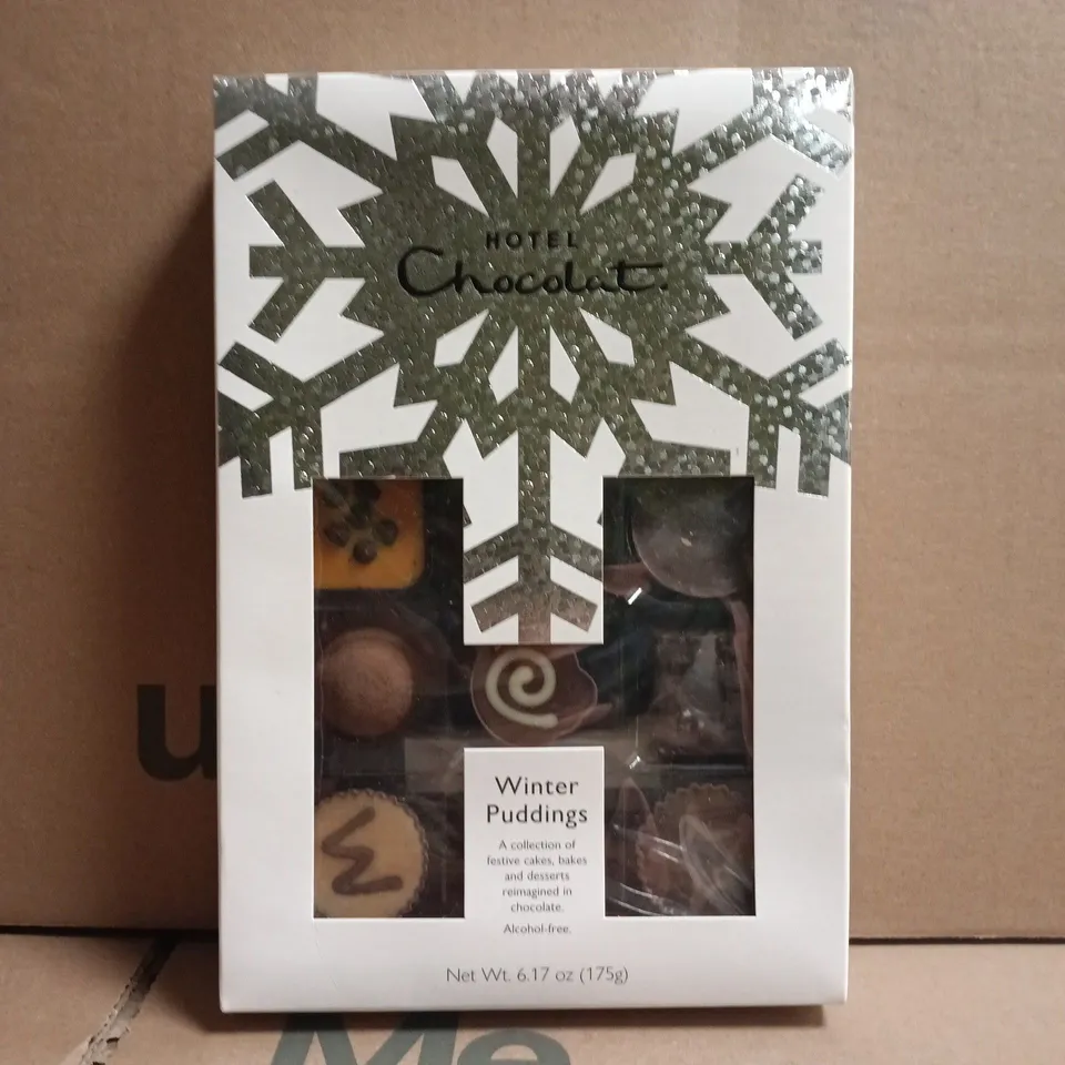 HOTEL CHOCOLAT WINTER PUDDINGS SELECTION BOX