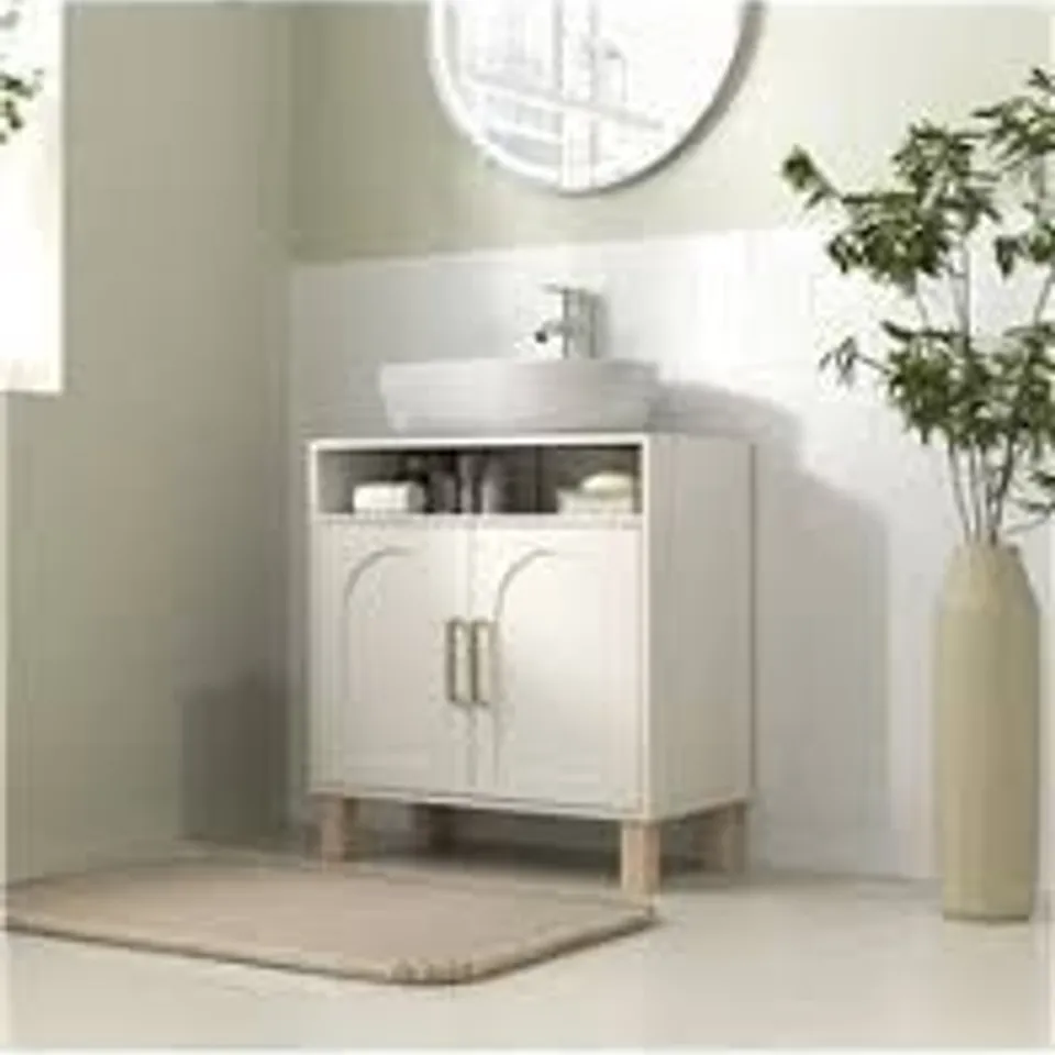 BOXED UNDER-SINK CABINET FOR BASIN WITHOUT PEDESTAL (1 BOX)