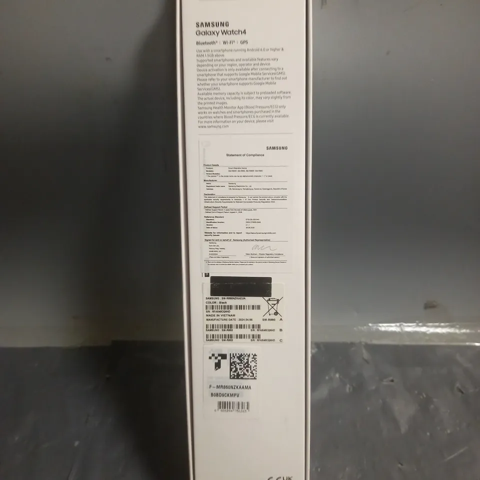 SEALED SAMSUNG GALAXY WATCH 4 - BLACK