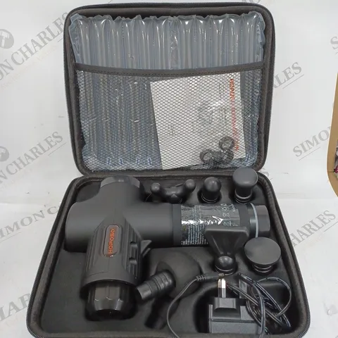 BOXED HOPOSO MASSAGE GUN IN BLACK