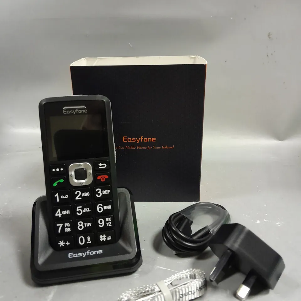 BOXED EASYFONE EASY TO USE MOBILE PHONE 