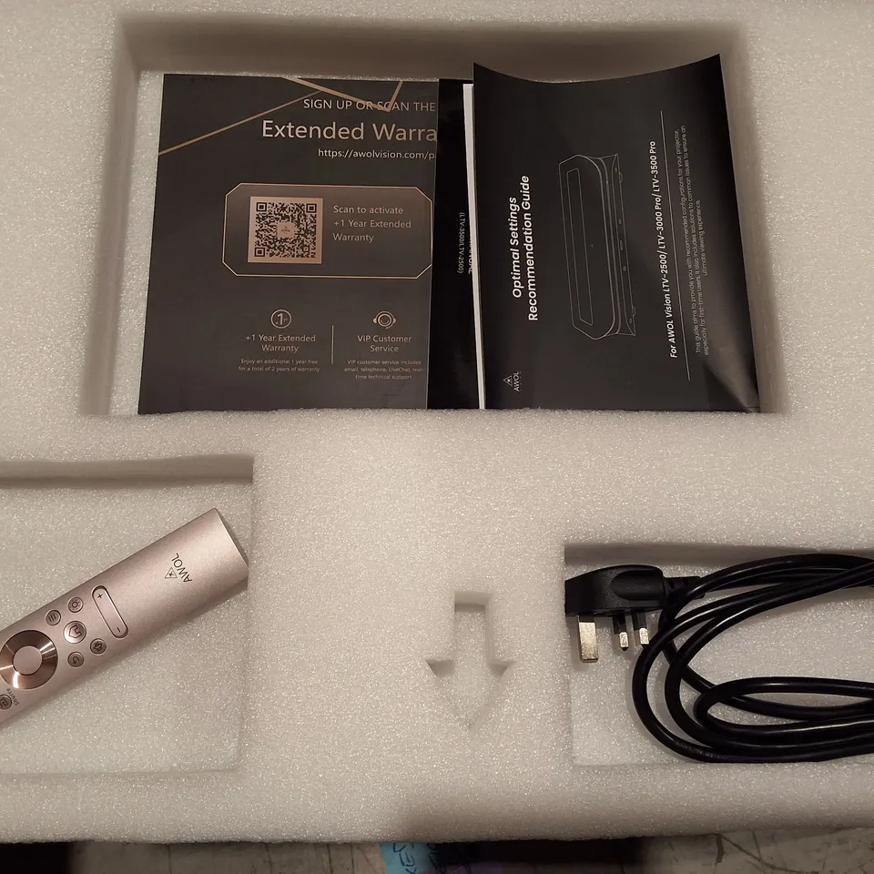 BOXED AWOL 4K TRI-CHROMA LASER PROJECTOR IN SILVER - LTV-2500