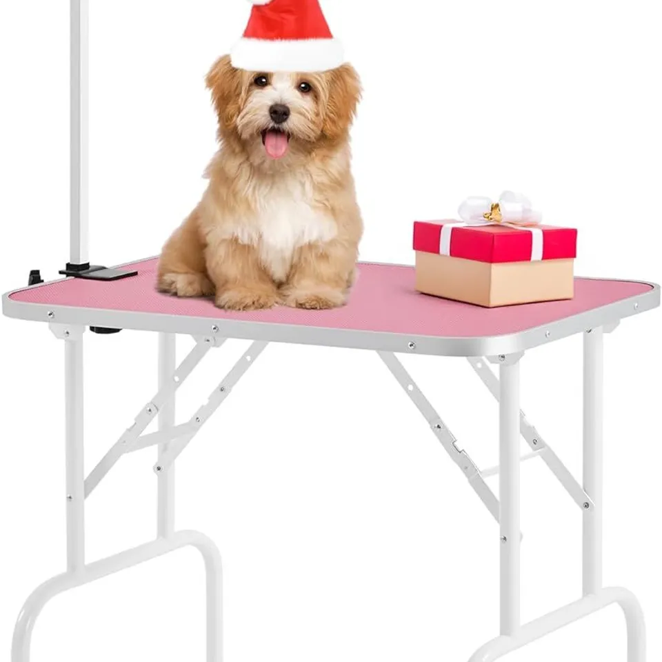 BOXED YAHEETECH PET GROOMING TABLE - PINK
