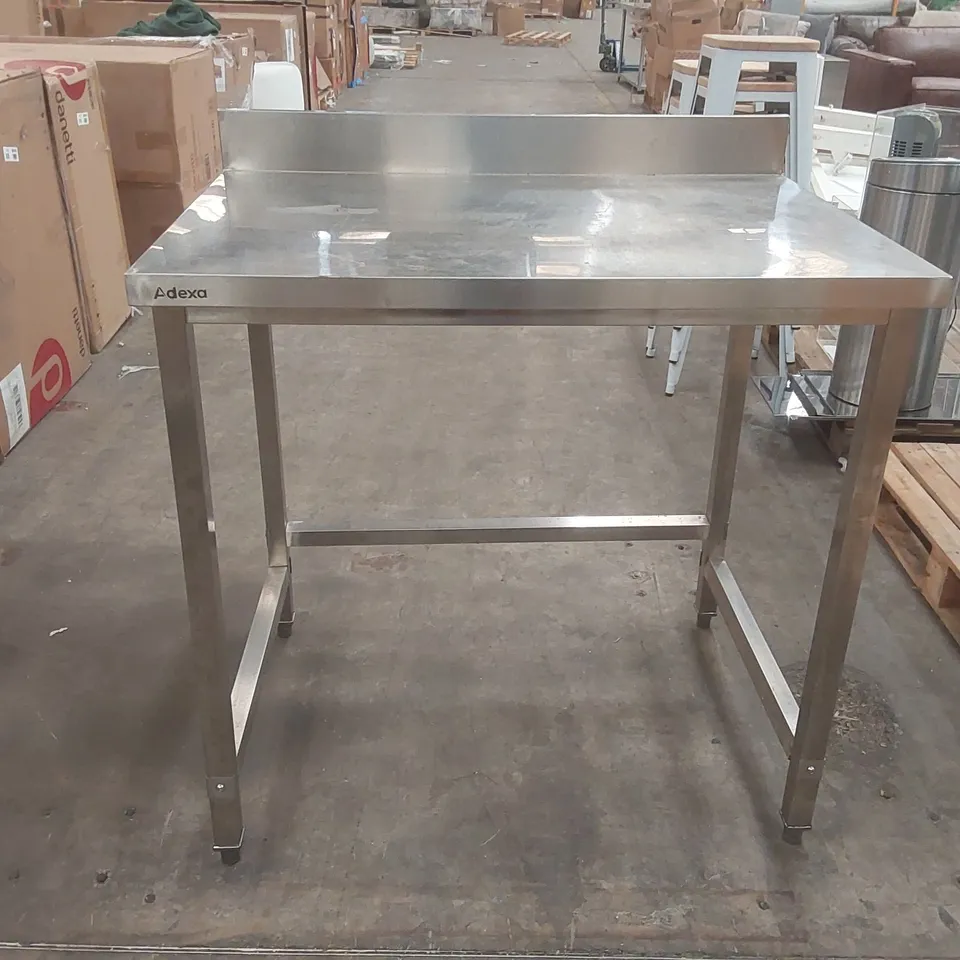 ADEXA COMMERCIAL STAINLESS STEEL WORKTOP