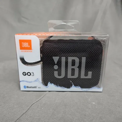 JBL GO3 BLUETOOTH SPEAKER - WATERPROOF