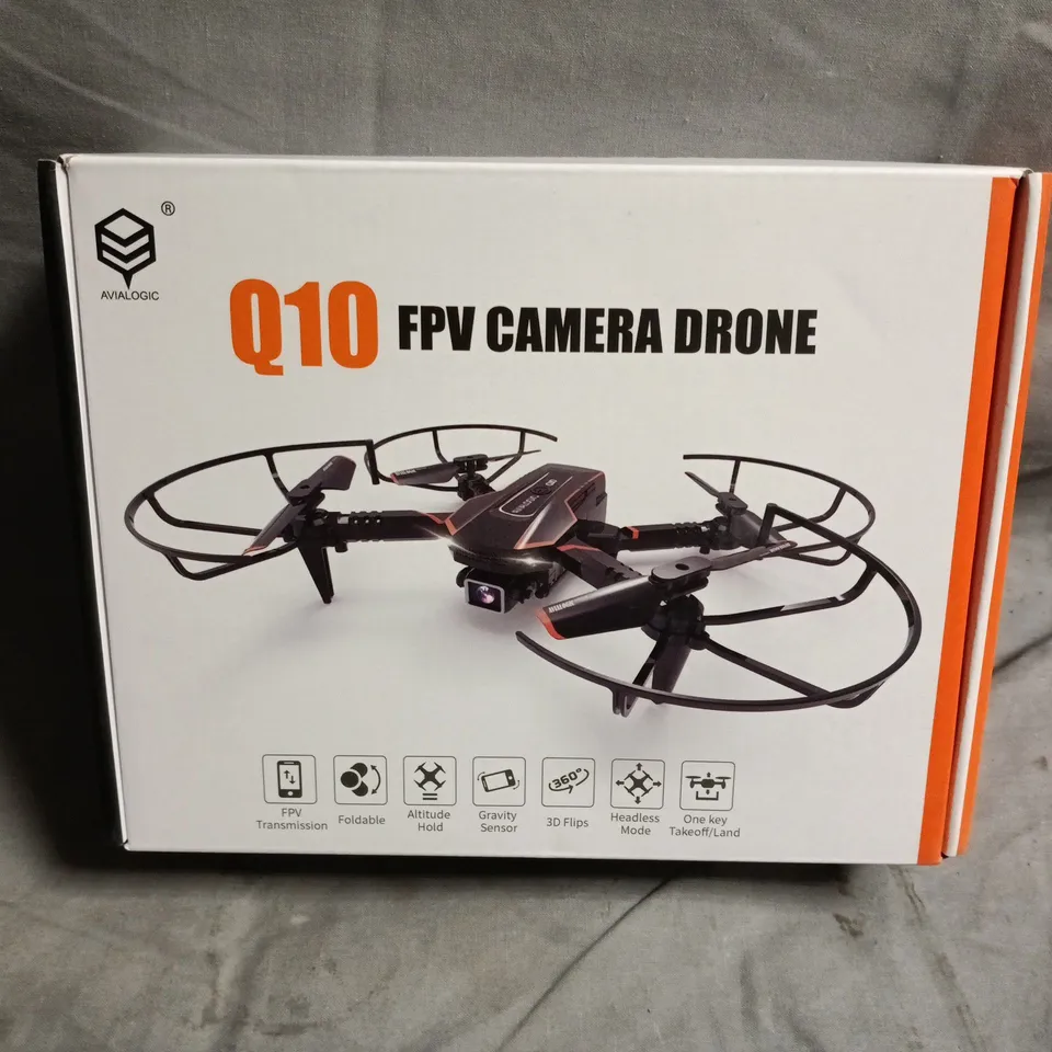 Q10 FPV CAMERA DRONE – REMOTE CONTROL, FOLDABLE (BOXED)