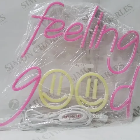 BOXED NEON WALL SIGN 