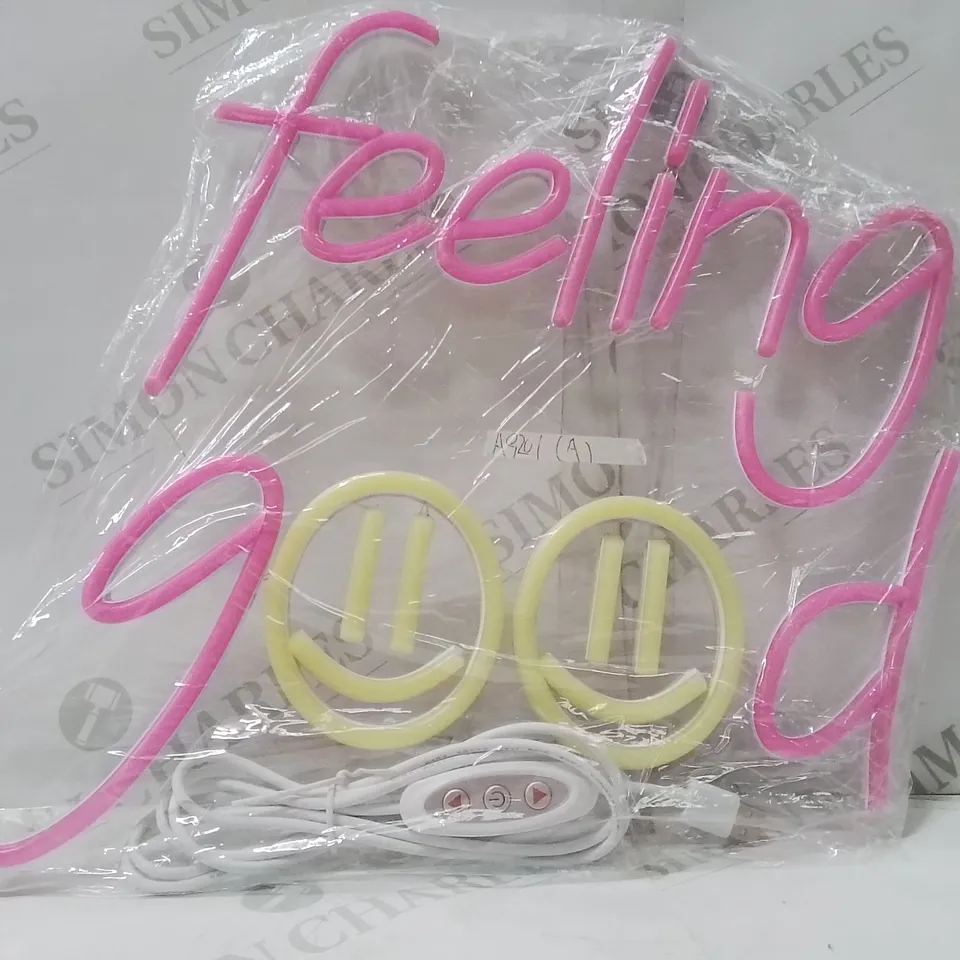 BOXED NEON WALL SIGN 
