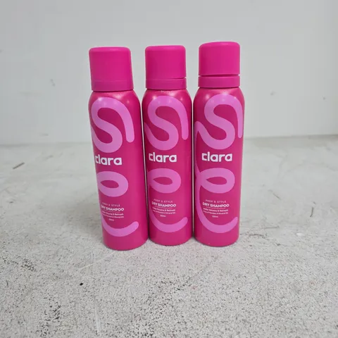 TOTE OF APPROXIMATELY 10 X CLARA DRY SHAMPOO 150ML