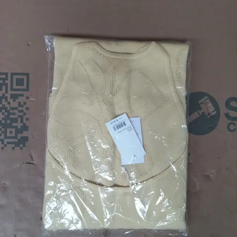 BAGGED KOOKAI CANCUN MAXI DRESS IN YELLOW SIZE 38