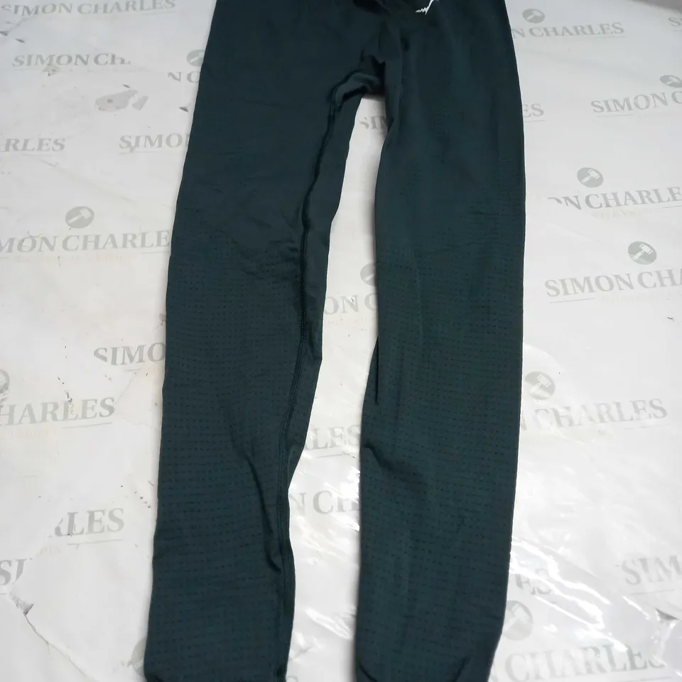 GYMSHARK LEGGING JOGGERS IN DARK GREEN - SMALL
