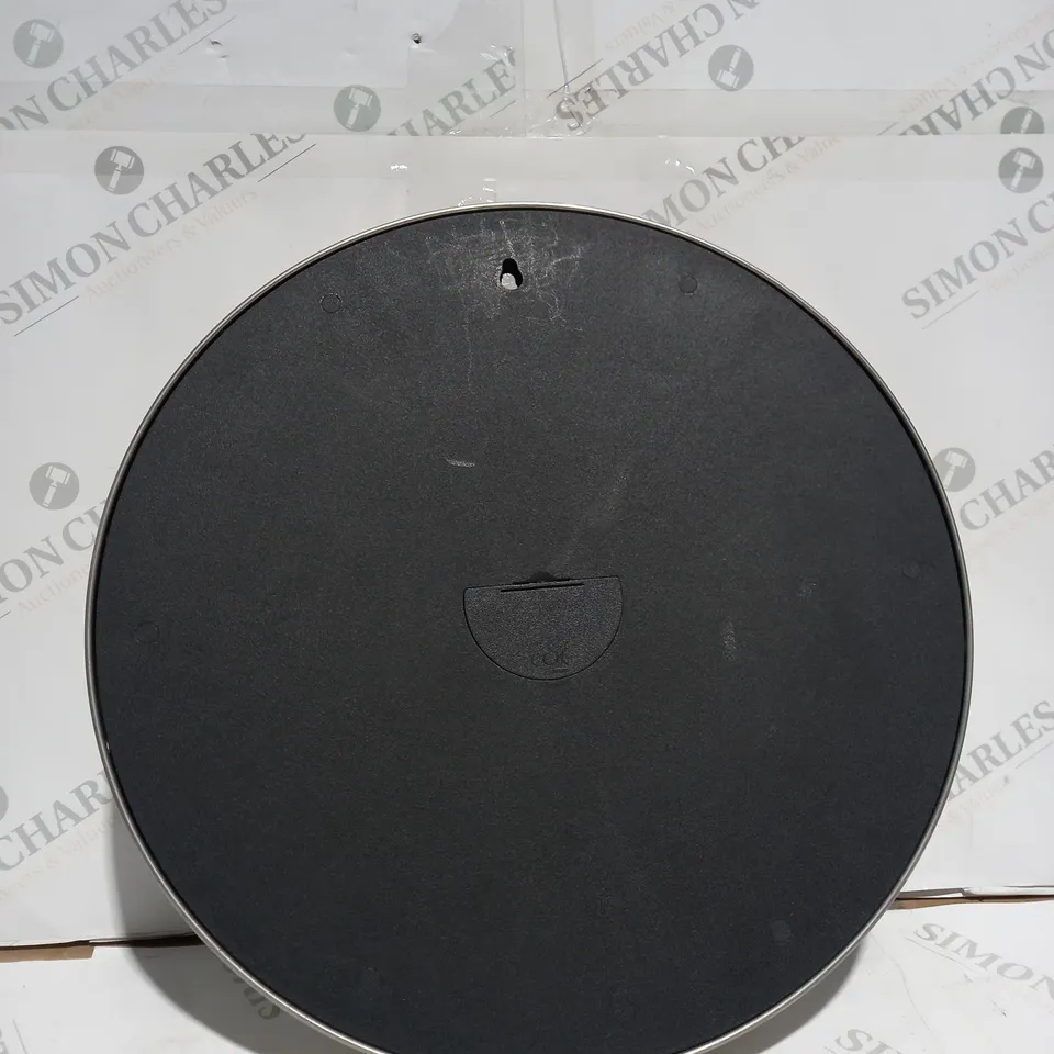 GEORG JENSEN DENMARK CLOCK WITH SILVER OUTLINE 