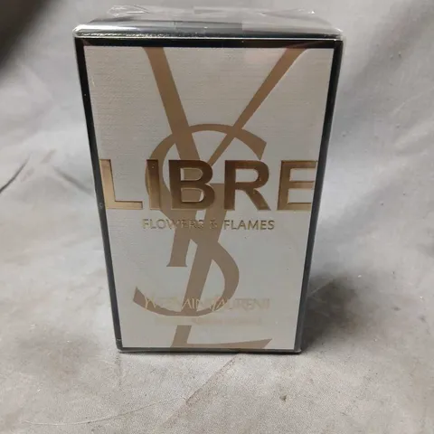 BOXED AND SEALED LIBRE FLOWERS AND FLAMES YVES SAINT LAURENT EAU DE PARFUM 30ML