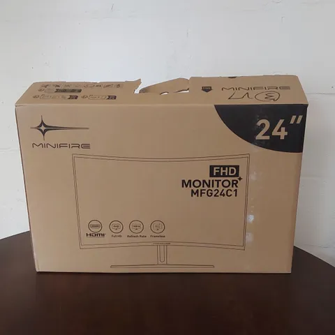 BOXED MINIFIRE 24 INCH CURVED GAMING MONITOR 180HZ // MODEL: MFG24C1