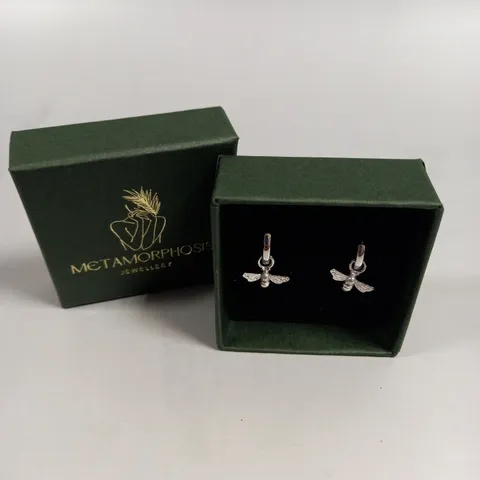 METAMORPHOSIS BEE DESIGN DROP EARRINGS