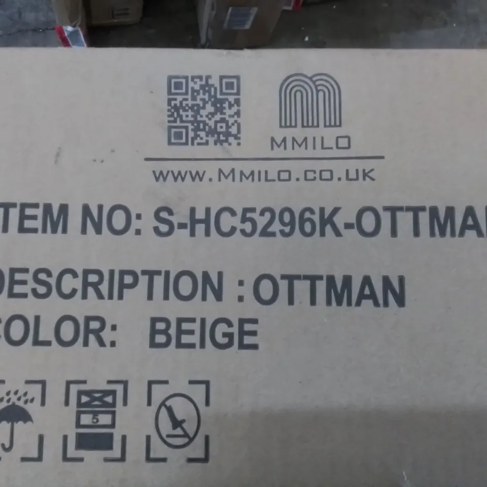 BOXED OTTMAN IN BIEGE 