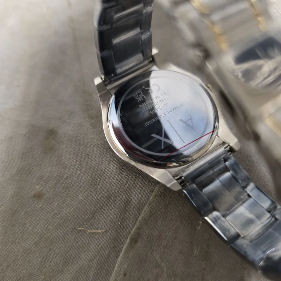 BOXED ARMANI EXCHANGE LADIES WATCH SILVER AX5446 