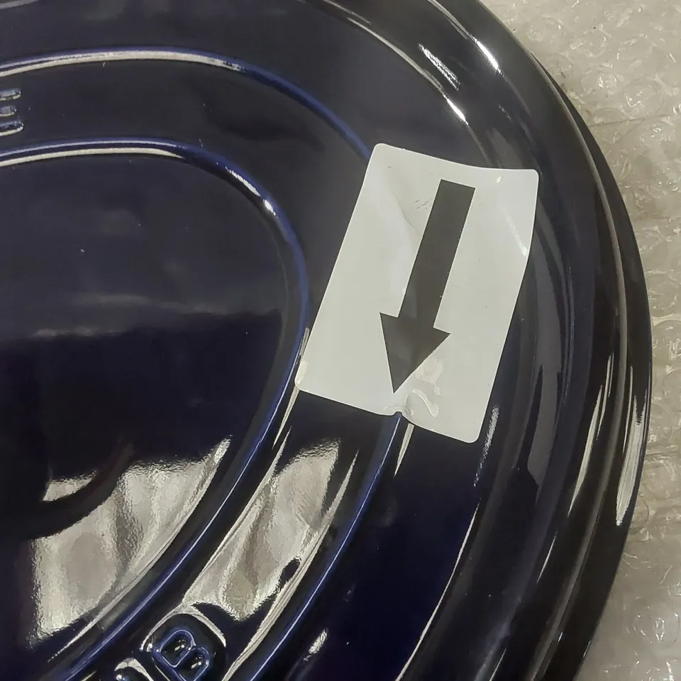 BOXED STAUB LA COCOTTE 33CM OVAL CAST IRON CASSEROLE DISH