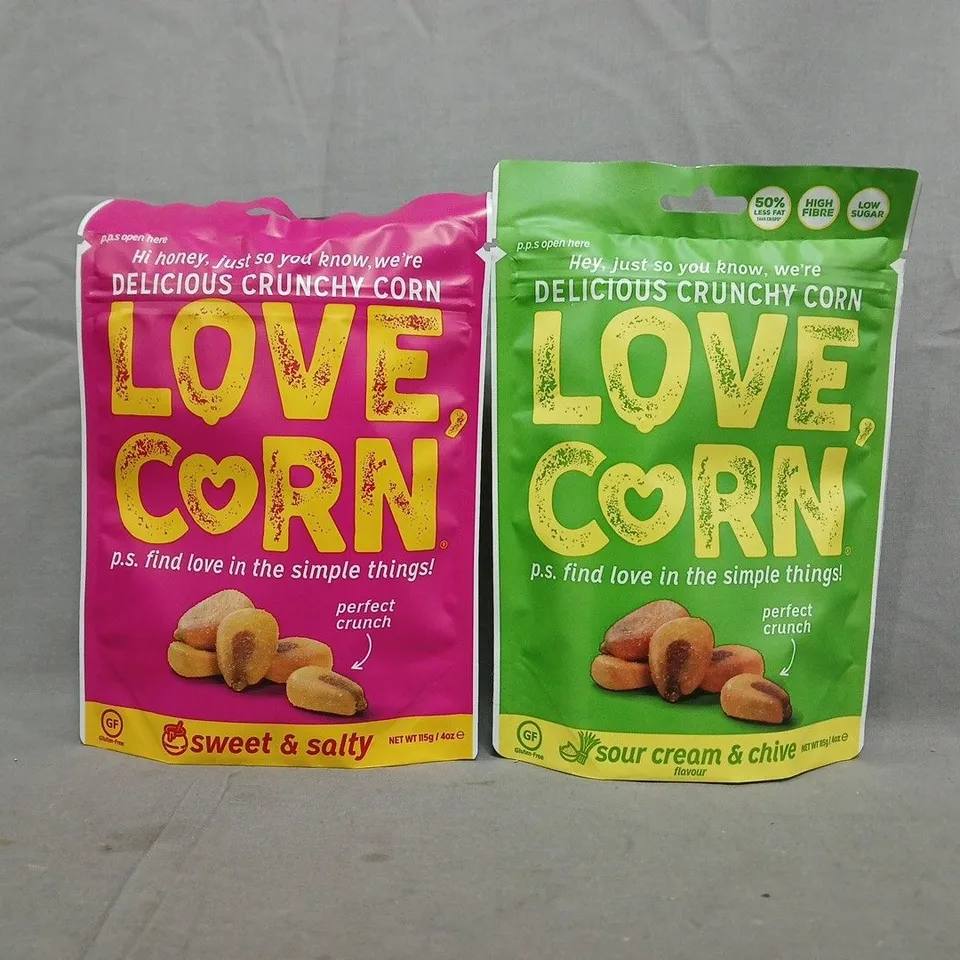 LOVE CORN ASSORTED FLAVOURS MULTIPACK (14 PACKS)