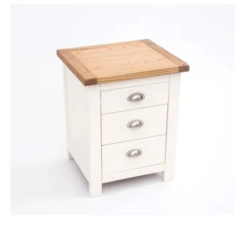 AMOSE 3 DRAWER BEDSIDE TABLE