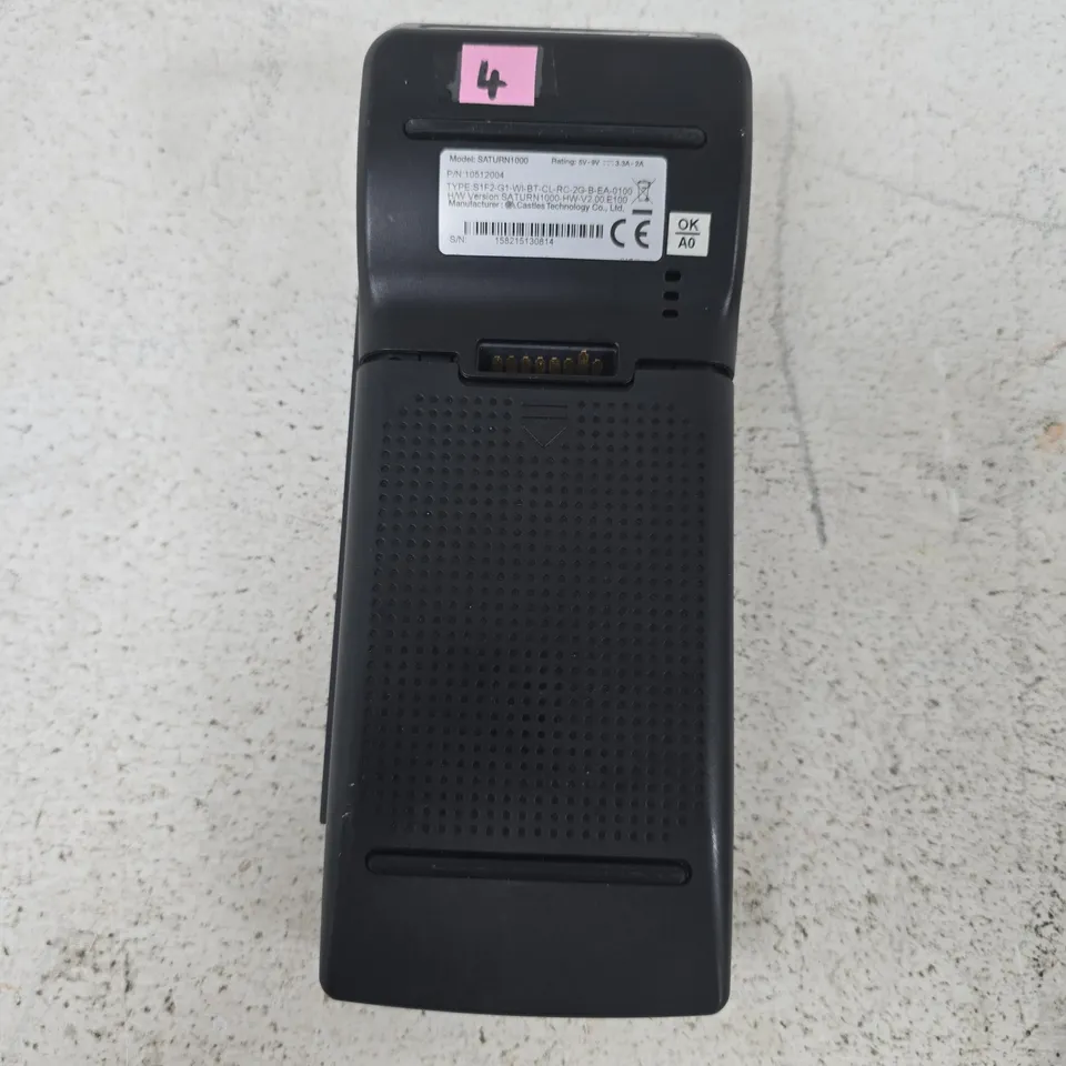 SATURN1000 PAYMENT TERMINAL IN BLACK