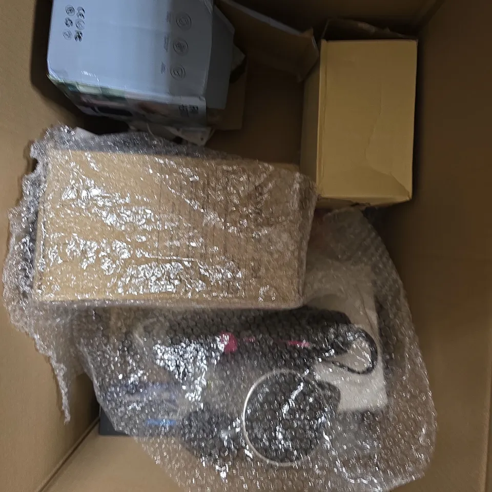 APPROXIMATELY 10 ASSORTED ELECTRICAL ITEMS TO INCLUDE CUPPING INSTRUMENT, ELECTRIC HOT WATER BOTTLE, SCRAPING INSTRUMENT ETC 