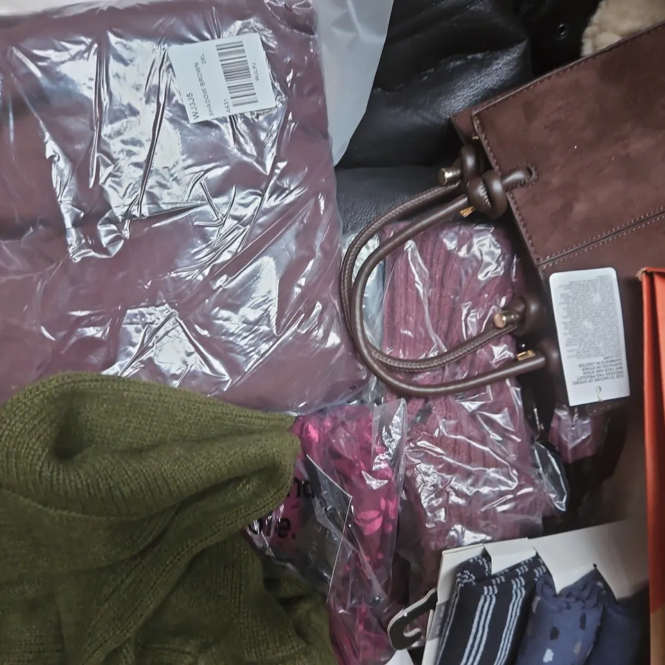 APPROXIMATELY 20 ASSORTED CLOTHING AND FASHION PRODUCTS IN VARIOUS STYLES AND SIZES - COLLECTION ONLY