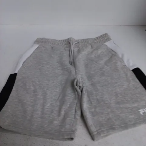 FILA MEN'S GREY DRAWSTRING SHORTS – SIZE M