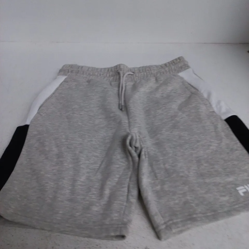 FILA MEN'S GREY DRAWSTRING SHORTS – SIZE M