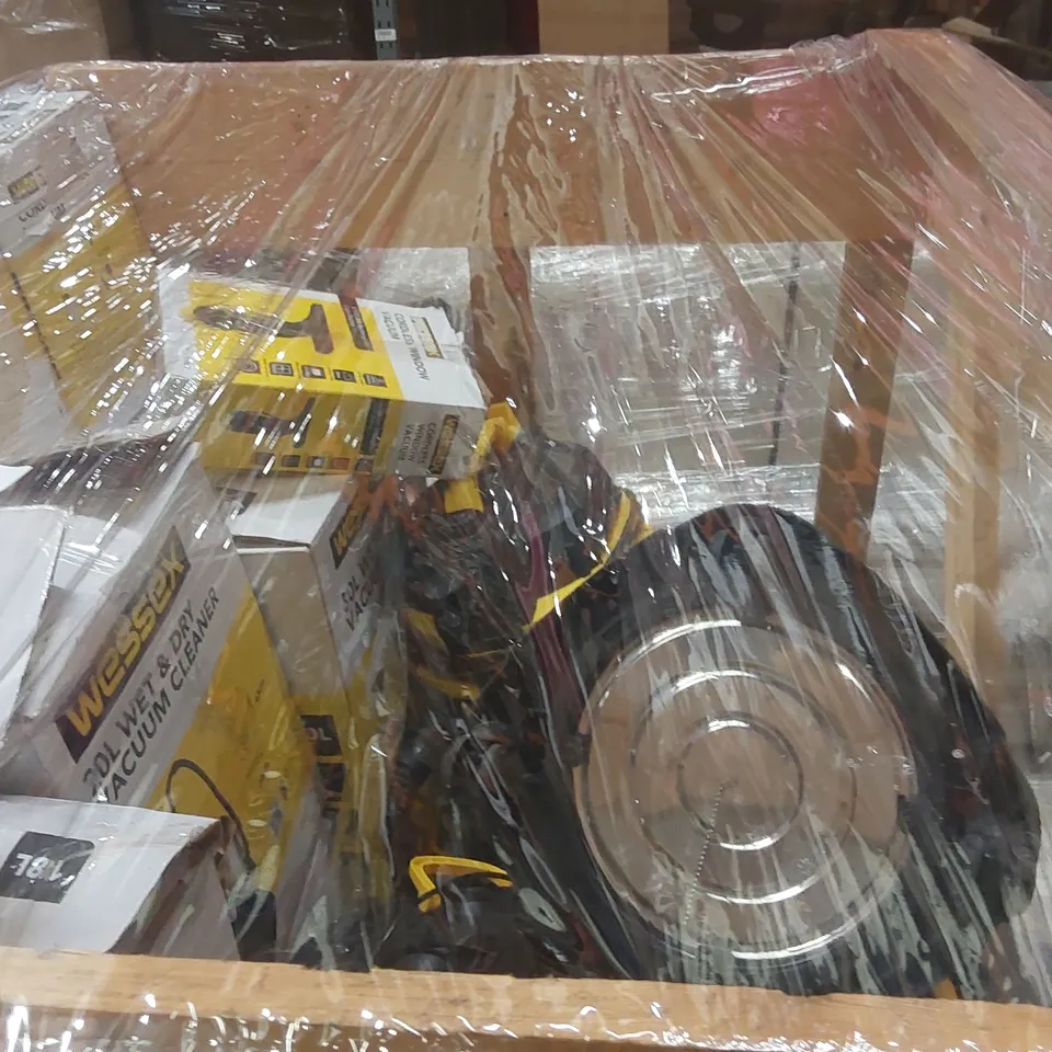 PALLET CONTAINING APPROXIMATELY 20x WET & DRY VACUUM CLEANING PRODUCTS