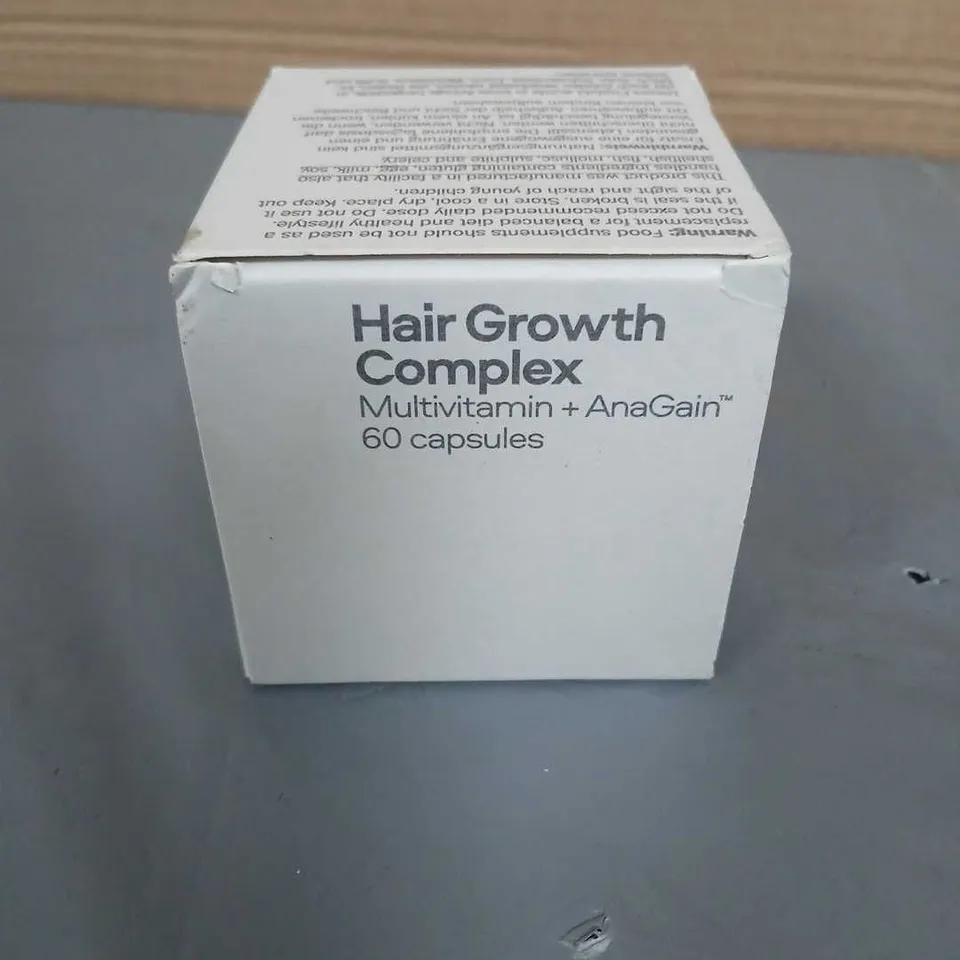 HAIR GROWTH COMPLEX MULTIVITAMIN + ANAGAIN – 60 CAPSULES