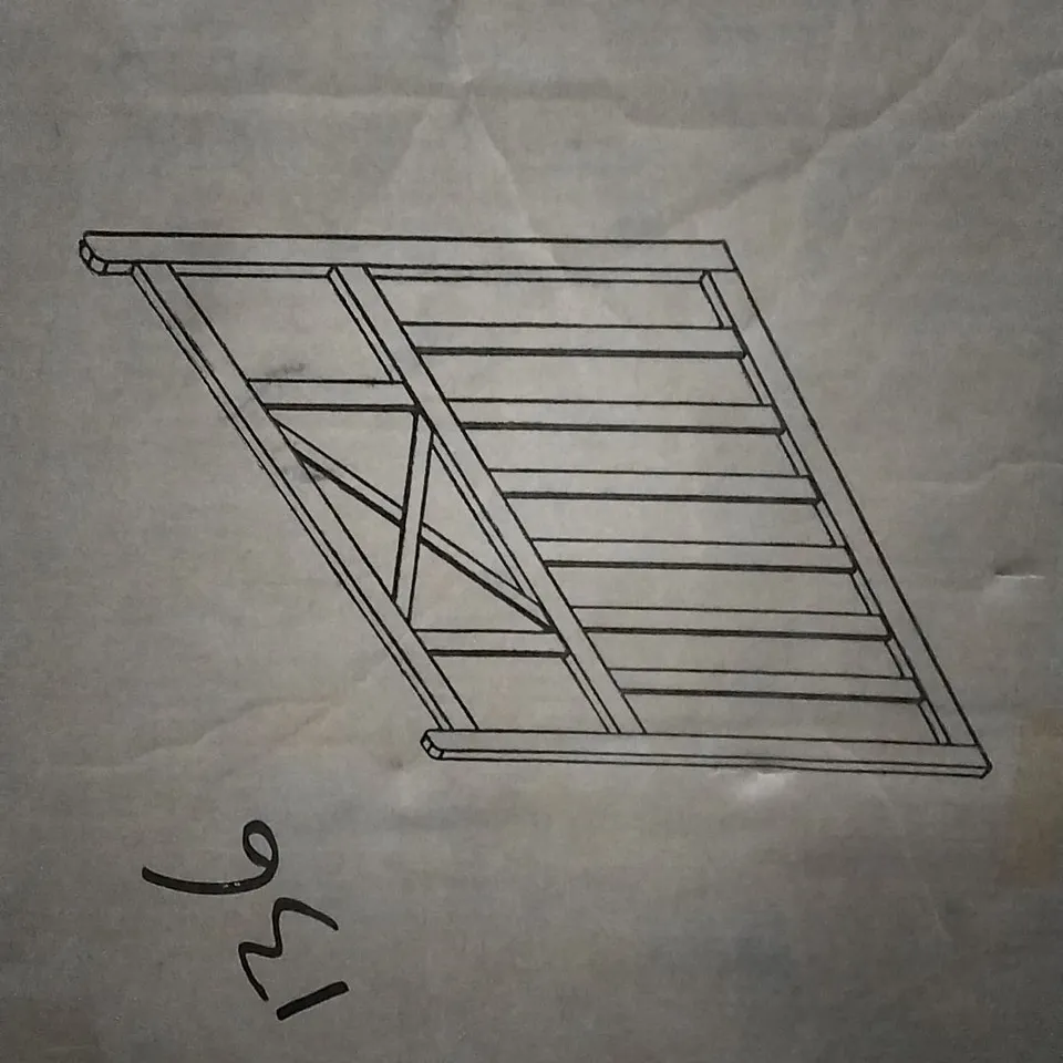 BOXED DARPHE WOODEN DOOR