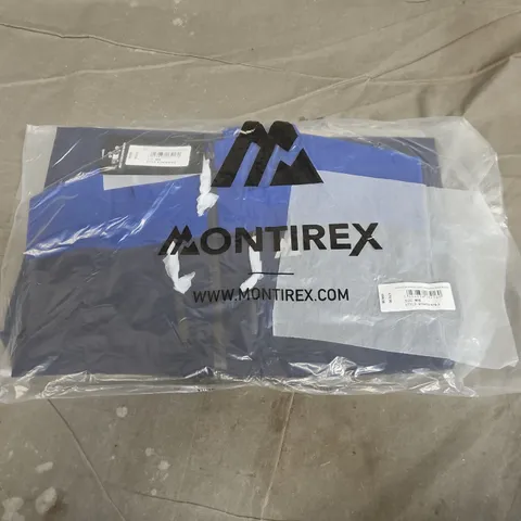 BAGGED MONTIREX J DERECHO WATERPROOF JACKET IN MIDNIGHT BLUE - M/B
