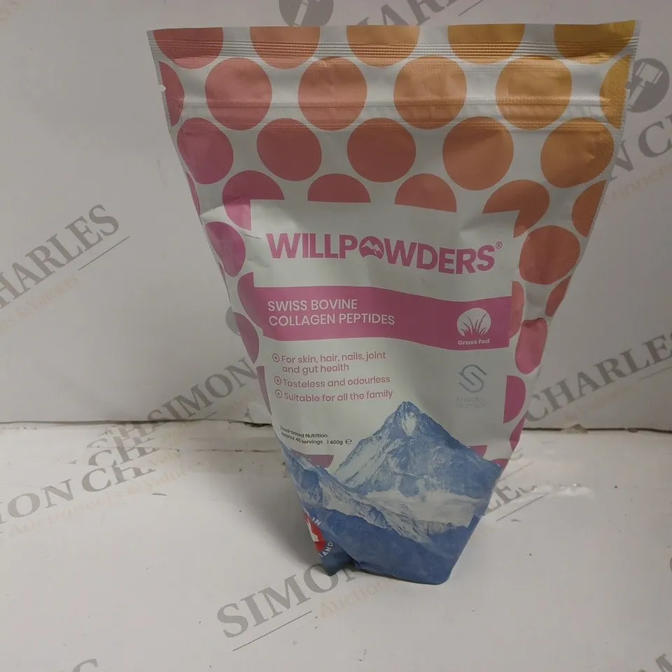 WILLPOWDERS SWISS BOVINE COLLAGEN PEPTIDES (400g)