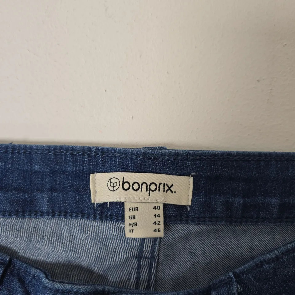 BONPRIX WOMEN’S BLUE DENIM JEANS – UK 14 (EU 40)