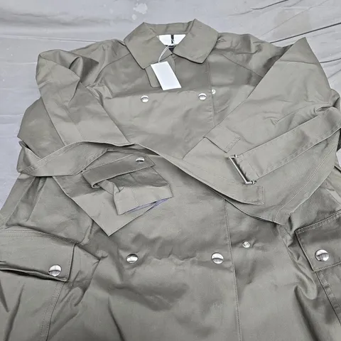 ARKET BELTED TRENCH COAT SIZE UNSPECIFIED