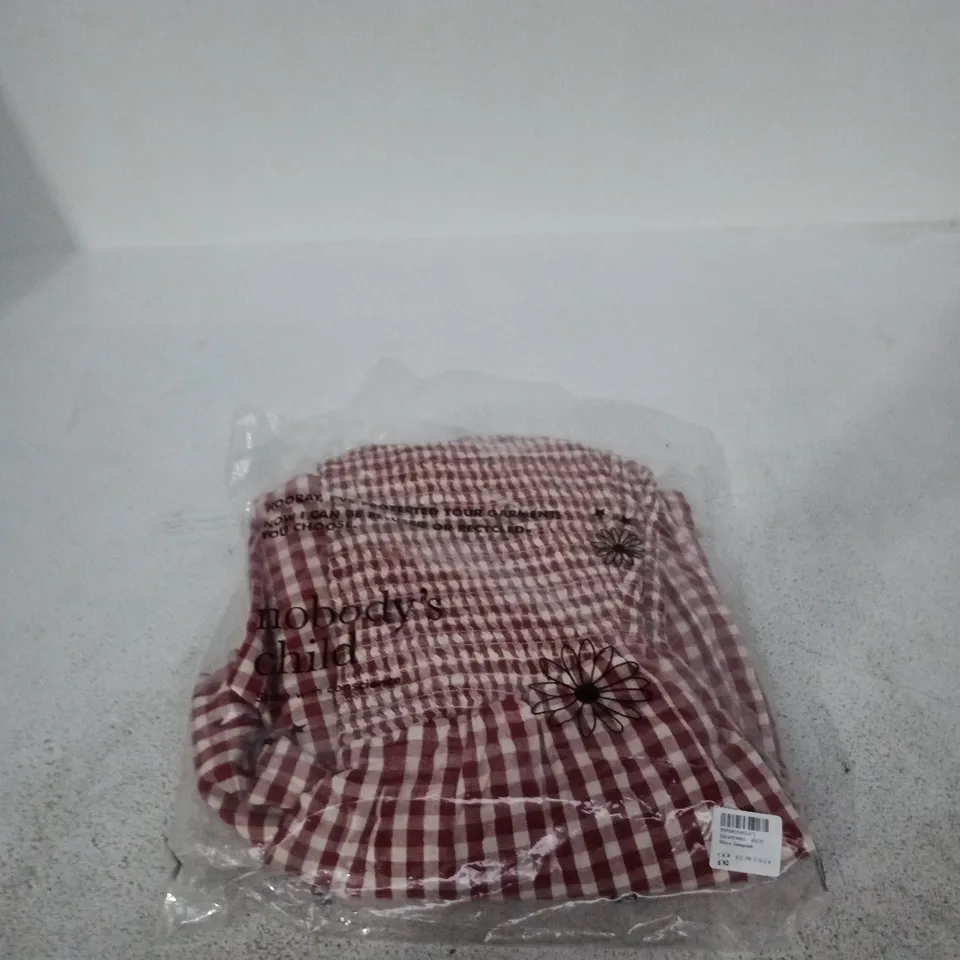 NOBODY'S CHILD UK 8 RED MAYA JUMPSUIT