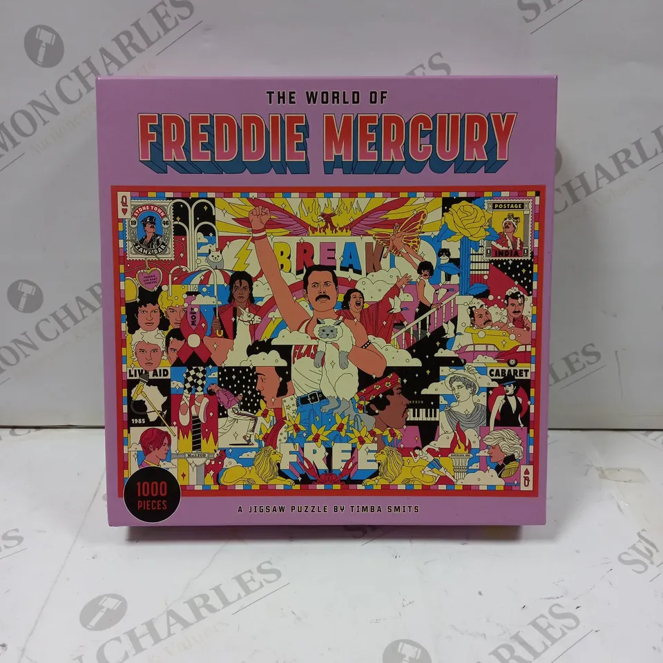 THE WORLD OF FREDDIE MERCURY A JIGSAW PUZZLE BY TIMBA SMITS