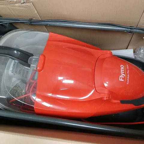 BOXED FLYMO EASIGLIDE PLUS 360V CORDED HOVER COLLECT LAWNMOWER - COLLECTION ONLY
