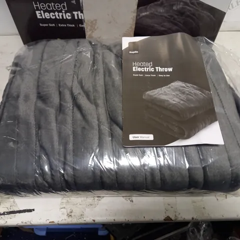 KEPLIN ELECTRIC THROW IN GREY - SIZE UNSPECIFIED