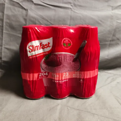 SLIMFAST STRAWBERRY SHAKE β PACK OF 6 X 325ML BOTTLES