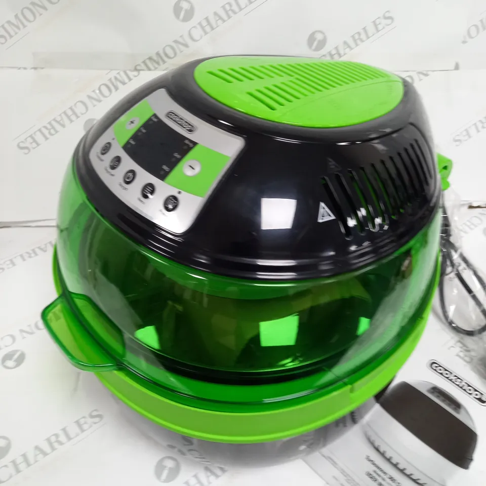 COOKSHOP TURBO WAVE 360 AIR FRYER IN GREEN/BLACK