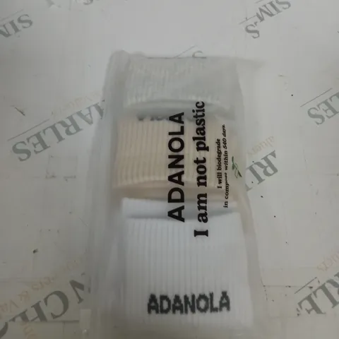 ADANOLA PACK OF 3 SOCKS