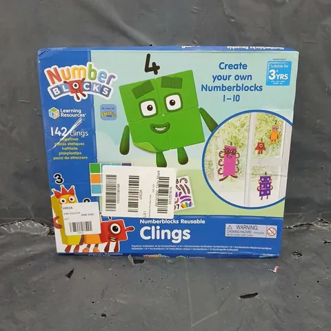 NUMBERBLOCKS RESUSABLE CLINGS 