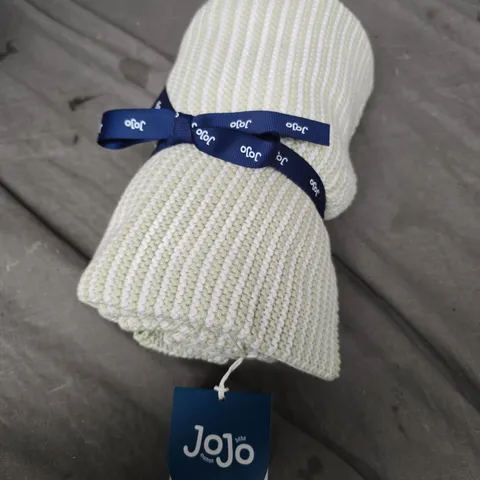 JOJO STRIPE BLANKET IN GREEN