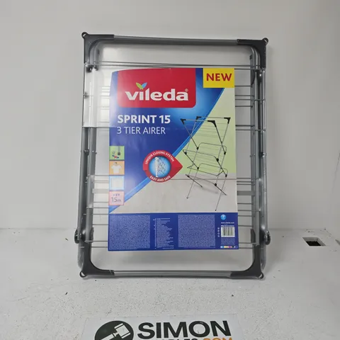 VILEDA SPRINT 15 3-TIER AIRER – BOXED