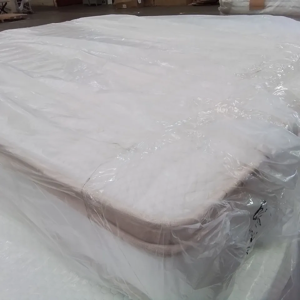 QUALITY BAGGED 4'6" DOUBLE PILLOW TOP POCKET SPRUNG 2000 MATTRESS 